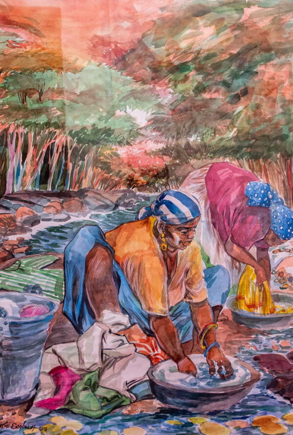 LAUNDRY DAY AT THE VILLAGE- Tunde Soyinka